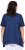 Ulla Popken Sunset Lettering Short Sleeve Graphic Tee Ink Blue - Tryckta T-shirts för dam i stora storlekar - 