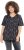 Ulla Popken Snake Print V-Neck Tee Graphite Grey - Tryckta T-shirts för dam i stora storlekar - 
