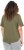 Ulla Popken Beaded Short Sleeve Graphic Tee Olive - Tryckta T-shirts för dam i stora storlekar - 