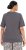Ulla Popken Cactus Short Sleeve Graphic Tee Graphite Grey - Tryckta T-shirts för dam i stora storlekar - 