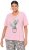Ulla Popken Cactus Short Sleeve Graphic Tee Pink - Tryckta T-shirts för dam i stora storlekar - 