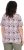 Ulla Popken Half-sleeve A-line V-neck Pointed Hem Animal Pattern T-shirt Pastel Rose - Tryckta T-shirts för dam i stora storlekar - 