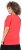 Ulla Popken Bow Short Sleeve Graphic Tee Light Red - Tryckta T-shirts för dam i stora storlekar - 