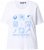 Ulla Popken Drinks And Sunset Graphic Tee Snow White - Tryckta T-shirts för dam i stora storlekar - 