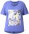 Ulla Popken Lady Of The Moon Short Sleeve Graphic Tee Lavender - Tryckta T-shirts för dam i stora storlekar - 