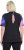 Ulla Popken Cutout Abstract Print Short Sleeve Tee Ink Blue - Tryckta T-shirts för dam i stora storlekar - 