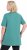 Ulla Popken Essential Front Pleat Tee Green - T-shirts - 
