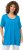 Ulla Popken Essential Front Pleat Tee Sapphire Blue - T-shirts - 