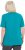 Ulla Popken Essential Notch Neck Stretch Tee Teal - T-shirts - 
