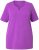Ulla Popken Essential Notch Neck Stretch Tee Purple - T-shirts - 