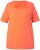 Ulla Popken Essential Square Neck Stretch Tee Coral Pink - T-shirts - 