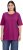 Ulla Popken Basic Round Neck Short Sleeve Relaxed Fit T-Shirt Berry Purple - T-shirts - 