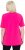 Ulla Popken Essential Round Neck Stretch Tee Magenta Pink - T-shirts - 