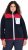 Ulla Popken Color Block Teddy Fleece Jacket Navy - Collegetröjor & hoodies - 