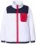 Ulla Popken Color Block Teddy Fleece Jacket Snow White - Collegetröjor & hoodies - 
