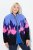 Ulla Popken Alpine Landscape Fleece Jacket Cloud Blue - Collegetröjor & hoodies - Mjuka tröjor och hoodies i stora storlekar