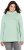 Ulla Popken Ribbon Detail Turtleneck Sweatshirt Mint Green - Collegetröjor & hoodies - 