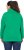 Ulla Popken HELLO Classic Fit Stand-Up Collar Sweatshirt Emerald Green - Collegetröjor & hoodies - 