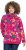 Ulla Popken Ribbon Print Turtleneck Sweatshirt Cherry Red - Collegetröjor & hoodies - 