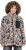 Ulla Popken Marble Print Teddy Fleece Jacket Dark Putty - Collegetröjor & hoodies - 