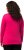 Ulla Popken Basic Round Neck Long Sleeve Slim Fit Cotton Tee Magenta Pink - T-shirts - 