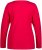 Ulla Popken Basic Round Neck Long Sleeve Slim Fit Cotton Tee Red - T-shirts - 