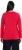 Ulla Popken Basic Round Neck Long Sleeve Slim Fit Cotton Tee Red - T-shirts - 