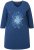 Ulla Popken Dandelion Short Sleeve Graphic Tee Ink Blue - Tryckta T-shirts för dam i stora storlekar - 