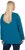 Ulla Popken Fawn Long Sleeve Graphic Tee Teal - Tryckta T-shirts för dam i stora storlekar - 