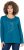 Ulla Popken Holiday Long Sleeve Graphic Tee Teal - Tryckta T-shirts för dam i stora storlekar - 