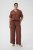 Kaffe Curve Emilia Wide Pants Henna Brown - Byxor - 