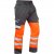 Leo Bideford Ecoviz Poly/Cotton Cargo Trouser Hi-Vis Orange/Grey - Arbetskläder - Arbetskläder i stora storlekar