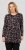 Scandinavian Caramel Flower Petals Tunic Copper and Blue - Tryckta T-shirts för dam i stora storlekar - 