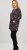 Scandinavian Caramel Flower Petals Tunic Copper and Blue - Tryckta T-shirts för dam i stora storlekar - 