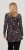 Scandinavian Caramel Flower Petals Tunic Copper and Blue - Tryckta T-shirts för dam i stora storlekar - 