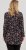 Scandinavian Caramel Flower Petals Tunic Copper and Blue - Tryckta T-shirts för dam i stora storlekar - 