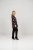 Scandinavian Caramel Flowers Tunic Red and Pink - Tryckta T-shirts för dam i stora storlekar - 