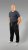 20 Nodi Ponente Long Leg Sports Pants in Combed Fleece Cotton Black - Mjukisbyxor och -shorts - Mjukisbyxor & Mjukisshorts 2XL-12XL