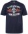 JP1880 T-Shirt Short Sleeve Chest Print Navy - T-shirts - Stora T-shirts - 2XL-14XL