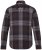 JP1880 Shirt Flannel Long Sleeve Dark Brown - Skjortor - Stora skjortor - 2XL-8XL