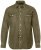JP1880 Denim Shirt Long Sleeve Olive Green - Skjortor - Stora skjortor - 2XL-8XL