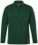 JP1880 Polo Shirt Long Sleeve Pique Dark Green - Pikétröjor - Stora pikétröjor - 2XL-8XL