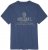 Adamo Sandro Regular fit Slub effect T-shirt Indigo Blue - T-shirts - Stora T-shirts - 2XL-14XL