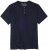 Adamo Silas Regular fit Serafino T-shirt Navy - T-shirts - Stora T-shirts - 2XL-14XL