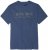 Adamo Simon Regular fit Printed T-shirt Denim Blue - T-shirts - Stora T-shirts - 2XL-14XL