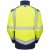 Leo Bowden Ecoviz Softshell Jacket Hi-Vis Yellow/Navy Print - Arbetskläder - Arbetskläder i stora storlekar