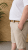 Kam Jeans 3402 Belted Dobby Weave Stretch Chino Shorts Beige - Shorts - Stora shorts W40-W60