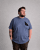 Motley Denim Milan T-shirt Ljus indigo - T-shirts - Stora T-shirts - 2XL-14XL