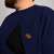 Motley Denim Milan T-shirt Marinblå - T-shirts - Stora T-shirts - 2XL-14XL