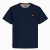 Motley Denim Stockholm T-shirt Dark Indigo - T-shirts - Stora T-shirts - 2XL-14XL